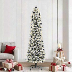 Árbol de Navidad artificial con 300 LED verde y 240 cm