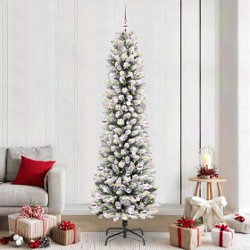 Árbol de Navidad artificial con 300 LED verde y 240 cm