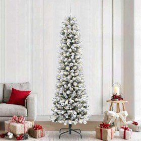 Árbol de Navidad artificial con 300 LED verde y 240 cm
