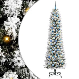 Árbol de Navidad artificial con 300 LED verde y 240 cm