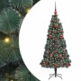 Árbol de Navidad Artificial Pre-iluminado con Juego de Bolas