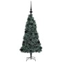 Árbol de Navidad artificial preiluminado con juego de bolas