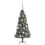 Árbol de Navidad Artificial Preiluminado con Juego de Bolas