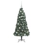 Árbol de Navidad Artificial Pre-iluminado con Juego de Bolas