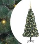 Árbol de Navidad artificial preiluminado con set de bolas