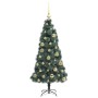 Árbol de Navidad artificial preiluminado con set de bolas