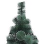 Árbol de Navidad artificial preiluminado con set de bolas