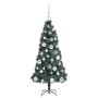 Árbol de Navidad Artificial Pre-iluminado con Set de Bolas