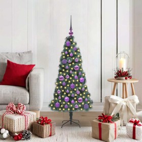 Arbolito de Navidad Artificial Preiluminado con Set de Bolas