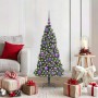Arbolito de Navidad Artificial Preiluminado con Set de Bolas