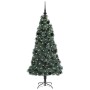 Árbol de Navidad Artificial Preiluminado con Juego de Bolas