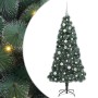 Árbol de Navidad artificial preiluminado con juego de bolas