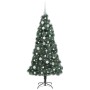 Árbol de Navidad artificial preiluminado con juego de bolas