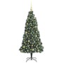 Árbol de Navidad Artificial Pre-iluminado con Juego de Bolas