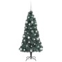 Árbol de Navidad Artificial Pre-iluminado con Juego de Bolas