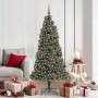 Árbol de Navidad artificial preiluminado con juego de bolas