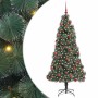Árbol de Navidad artificial preiluminado con juego de bolas