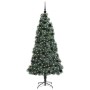 Árbol de Navidad artificial preiluminado con set de bolas
