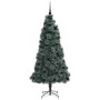 Árbol de Navidad artificial preiluminado con set de bolas