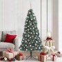 Árbol de Navidad artificial preiluminado con set de bolas