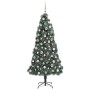 Árbol de Navidad artificial preiluminado con set de bolas