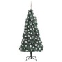 Árbol de Navidad artificial preiluminado con set de bolas