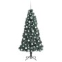 Árbol de Navidad artificial pre-iluminado con juego de bolas