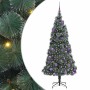 Árbol de Navidad artificial preiluminado con set de bolas