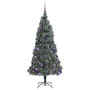Árbol de Navidad artificial preiluminado con set de bolas