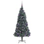 Árbol de Navidad artificial preiluminado con set de bolas