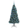 Árbol de Navidad artificial preiluminado con conjunto de bolas