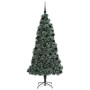 Árbol de Navidad artificial preiluminado con set de bolas