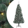 Árbol de Navidad artificial preiluminado con juego de bolas