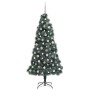 Árbol de Navidad artificial preiluminado con juego de bolas