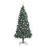 Árbol de Navidad artificial preiluminado con juego de bolas