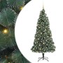 Árbol de Navidad artificial preiluminado con conjunto de bolas