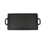 Reversible cast iron grill plate 38x23cm 2 units by vidaXL, Planks - Ref: Foro24-50127, Price: 56,39 €, Discount: %
