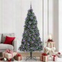 Árbol de Navidad artificial preiluminado con set de bolas