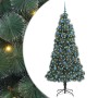 Árbol de Navidad Artificial Pre-iluminado con Juego de Bolas