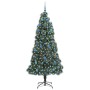 Árbol de Navidad Artificial Pre-iluminado con Juego de Bolas