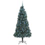 Árbol de Navidad Artificial Pre-iluminado con Juego de Bolas