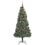 Árbol de Navidad artificial preiluminado con juego de bolas
