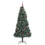 Árbol de Navidad artificial preiluminado con juego de bolas