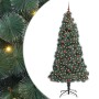 Árbol de Navidad artificial preiluminado con juego de bolas