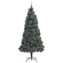 Árbol de Navidad artificial preiluminado con juego de bolas