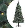 Árbol de Navidad artificial preiluminado con set de bolas