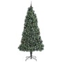 Árbol de Navidad artificial preiluminado con set de bolas