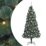 Árbol de Navidad artificial iluminado con set de bolas 240 cm