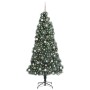 Árbol de Navidad artificial iluminado con set de bolas 240 cm
