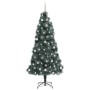 Árbol de Navidad artificial iluminado con set de bolas 240 cm